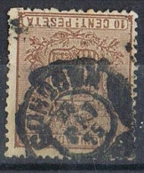 Sello 10 Cts Copmunicaciones 1874, Fechador CORDOBA, Edifil Num 153 º - Usados