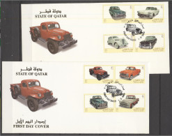 Quatar 2005, Old Time Cars, 2FDC - Qatar