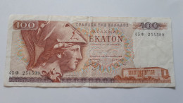 GRECE 100 DRACHMAI 8 DECEMBRE 1978 P-200b NOT - Grèce