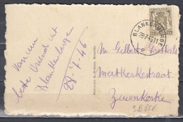Postkaart Van Blankenberge 2 Naar Zuienkerke - 1935-1949 Piccolo Sigillo Dello Stato