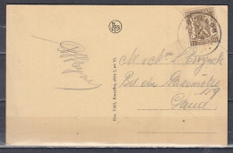 Postkaart Van Bouillon Naar Gand - 1935-1949 Piccolo Sigillo Dello Stato