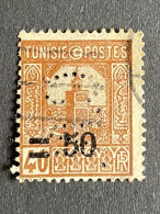 Colonie C TUNISIE N° 160 C.N. 9 Indice 2 Perforé Perforés Perfins Perfin Tres Bien !! - Autres & Non Classés