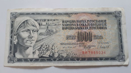 YOUGOSLAVIE 1000 DINARA 4. XI 1981. P-92d - Yougoslavie