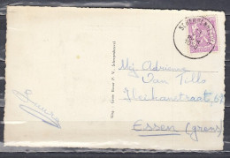 Postkaart Van Scherpenheuvel Naar Essen - 1935-1949 Small Seal Of The State