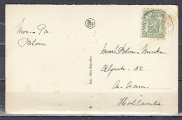 Postkaart Van Borgloon A Naar Nederland - 1935-1949 Piccolo Sigillo Dello Stato