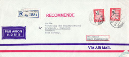 JAPAN 1975 AIRMAIL R - LETTER SENT FROM OSAKA TO BIELEFELD - Brieven En Documenten