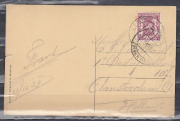 Postkaart Van Lier Naar Amsterdam (Nederland) - 1935-1949 Kleines Staatssiegel