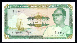 659-Gambie 10 Dalasis 1987/1990 R155 - Gambia