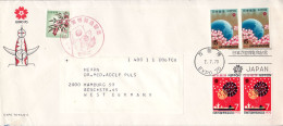 JAPAN 1970 LETTER SENT FROM OSAKA TO HAMBURG - Lettres & Documents