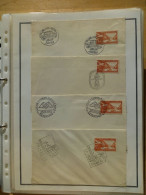 Listovi FDC-a Jugoslavija, List 5 - Lettres & Documents