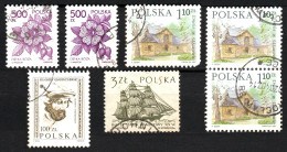 Pologne - Lot De 7 Timbres - Différentes Périodes - Oblitérés - Sonstige & Ohne Zuordnung