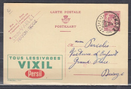 Postkaart Van Trooz Naar Deinze Publibel 700 - 1935-1949 Small Seal Of The State