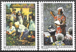 UNITED NATIONS # VIENNA FROM 1993 STAMPWORLD 145-46** - Emissions Communes New York/Genève/Vienne