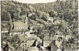 Larochette, Luxembourg. Vue Générale. Village, Eglise. CPSM Petit Format. Vraie Photo - Fels