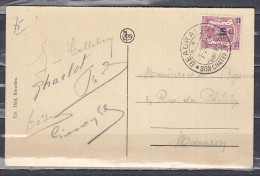 Postkaart Van Beauraing Son Chateau Federal Naar Mouscron - 1935-1949 Piccolo Sigillo Dello Stato