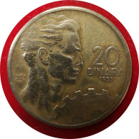 Monnaie Yougoslavie - 1955 - 20 Dinars - Joegoslavië