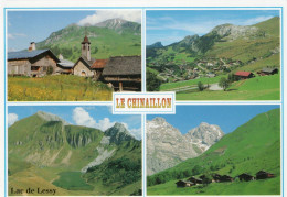 - 74 - LE CHINAILLON  GRAND BORNAND. - Le Vieux Village. Ambiance Montagnarde. Le Lac De Lessey - Scan Verso - - Le Grand Bornand