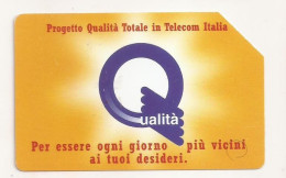 CT1 - Italy Phonecard - Telecom Italia  - 10000 Lire - Qualita Totale - Other & Unclassified