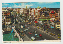 Ak. Dublin, O'Connell Bridge And Street, Gel. 1976 - Dublin