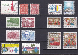 NO089 – NORVEGE - NORWAY – 1975 USED LOT – Y&T # 651-673 – CV 7,50 € - Gebraucht