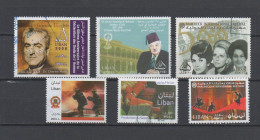 Lot 6 Used Lebanon Stamps, Liban Libanon - Lebanon