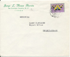 Portugal Cover Sent To Denmark 1964 Single Franked SCOUT Stamp - Storia Postale