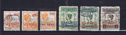 NL-Indien 1921: Michel 132-138, Missing 137! Used, Gestempelt (OHNE 137!)sed,  Gestempelt - Niederländisch-Indien