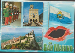 Cartolina Non Viaggiata Rupubblica Di San Marino Baci Da San Marino - Saint-Marin