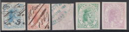 LOT De 5 TIMBRES FISCAUX D'ITALIE MARCA DA BOLLO ATTI AMMINISTRATIVI 1868 - Fiscale Zegels