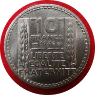 1946 Rameaux Courst - 10 Francs Turin Grosse Tête  France - 10 Francs
