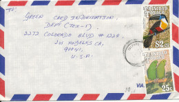 Trinidad & Tobago Air Mail Cover Sent To USA Topic Stamps BIRDS - Trinidad & Tobago (1962-...)