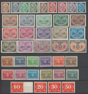 1940/43 - GOUVERNEMENT GENERAL / POLOGNE - SERVICE + TAXE COMPLET ! ** MNH - COTE YVERT 2012 = 120 EUR - General Government