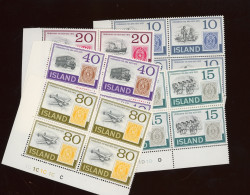 1973.  ISLANDE **.timbre/timbre.  Yv. 426/430   Cote € 3,-x 4 - Unused Stamps