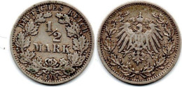 MA 29379 / Allemagne - Deutschland - Germany 1/2 Mark 1905 A TB+ - 1/2 Mark