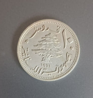 LIBAN LEBANON COIN 10 PIASTRES 1961 - Líbano