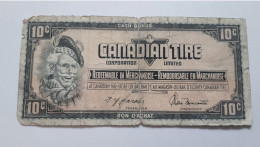 CANADA BON D'ACHAT 10 CENTS CANADIAN TIRE - Fictifs & Spécimens