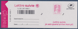 Timbre 1217A Feuillet LS4 & étiquette Lettre Suivie France 20g Marianne Et La Jeunesse Neuf Ciappa Kawena Nouveau Tirage - 2013-2018 Marianne (Ciappa-Kawena)