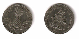 BAHAMAS   5 CENTS 1981 (KM # 60) #7585 - Bahamas