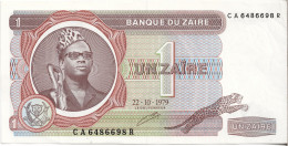 ZAIRE - 1 Zaïre 1979-1981 UNC - Zaire