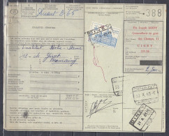 Vrachtbrief Met Stempel CINEY - Documenten & Fragmenten