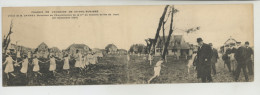 SAINT POL SUR MER - Carte Panoramique 2 Volets : Visite Du Directeur De L'Exploitation De La Cie Des Chemins De Fer... - Saint Pol Sur Mer