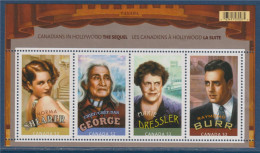 Les Canadiens à Hollywood, La Suite: Norma Shearer, Chef Dan George, Marie Dressler Et Raymond Burr - Blocs-feuillets