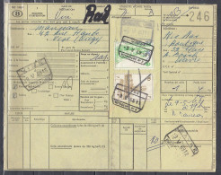 Vrachtbrief Met Stempel WAVRE VOYAGEURS N°2 - Documenten & Fragmenten