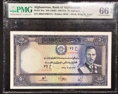 AFGANISTAN AFGHANISTAN 50 Afganis Pick#25a ND 1939 PMG 66 EPQ Gem Uncirculated Lotto 2772 - Afghanistan