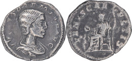 ROME - Denier - Julia SOEMIAS - 219 AD - VENVS CAELESTIS Assise - 17-268 - Die Severische Dynastie (193 / 235)