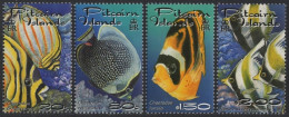 Pitcairn 2001 - Mi-Nr. 588-591 ** - MNH - Fische / Fish - Pitcairn Islands