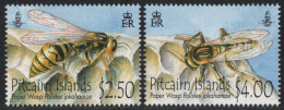 Pitcairn 2011 - Mi-Nr. 827-828 ** - MNH - Wespe / Wasp - Pitcairn Islands