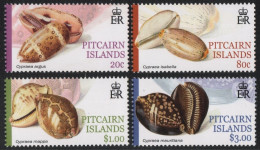 Pitcairn 2001 - Mi-Nr. 596-599 ** - MNH - Meeresschnecken / Marine Snails - Pitcairn Islands