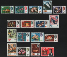 Fidschi 1968 - Mi-Nr. 212-228 ** - MNH - Queen Elizabeth II (I) - Fiji (...-1970)