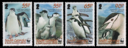 Süd-Georgien 2008 - Mi-Nr. 454-457 ** - MNH - Pinguine / Penguins - Georgia Del Sud